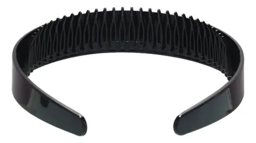 Diadema Lisa Para Niña De 2,5 Cm De Ancho Con Peine De Dient