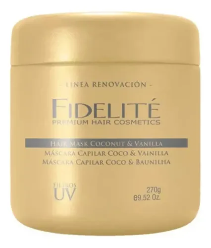 Mascara Fidelite Keratina + Acido + Vainilla + Almendra 270g