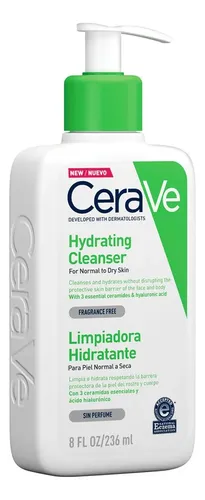 Cerave Limpiador Hidratante Piel Normal Seca Sensible 236ml