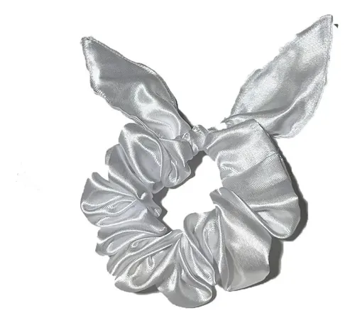 Scrunchies Con Orejas Pack X12 Accesorio Colita Para El Pelo