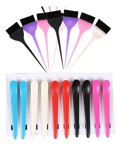 1 Juego De 14 Brochas Profesionales Para Teñir El Cabello
