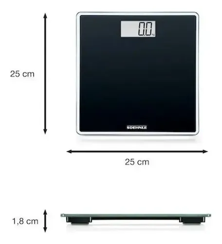 Balanza Digital Soehnle Style Compact 100 Hasta 180 Kg