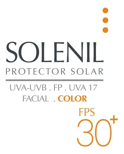 Solenil Protector Solar Facial Color Fps 30+ X50gr P/ Rostro