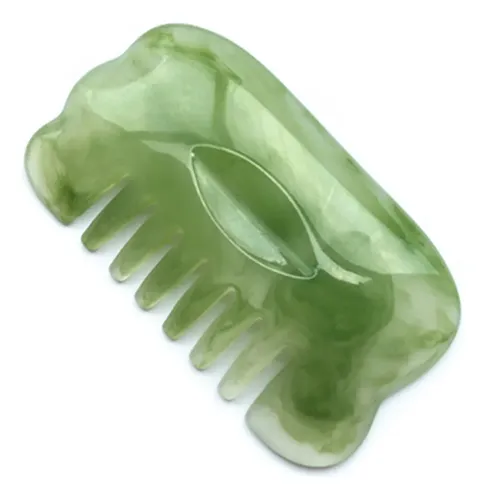 Tablero De Masaje Facial Gua Sha De Resina De Cera De Abejas
