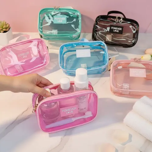 Neceser Porta Cósmeticos Organizador Transparente Maquillaje