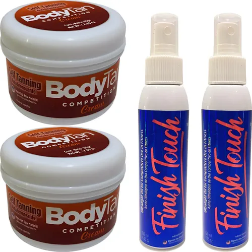 2 Body Tan Competition Crema Mas 2 Finish Touch