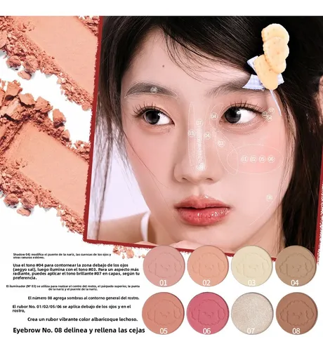 Miss Rose Rubor Mate Natural Iluminador Contorno Precio Bajo