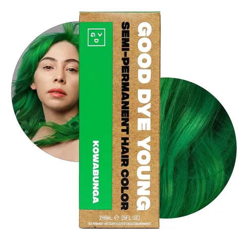 Tinte Semipermanente Verde Gdy Kowabunga 5 Fl Oz