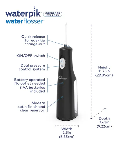 Hilo Dental Waterpik Cordless Express Black Wf-02