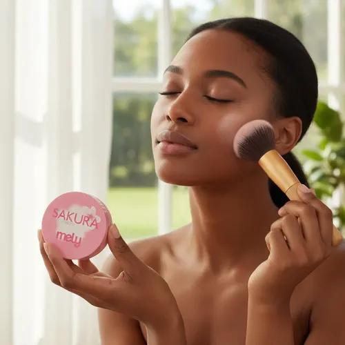 Polvo Fijador Traslúcido Mely Beauty Sakura