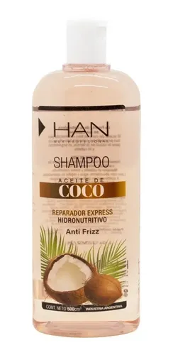 Han Coco Shampoo + Acondicionador Reparador Anti Frizz