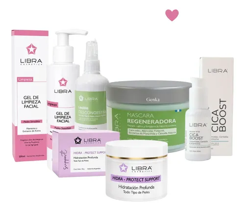 Kit Skincare Piel Sensible Reparación Recuperación Libra