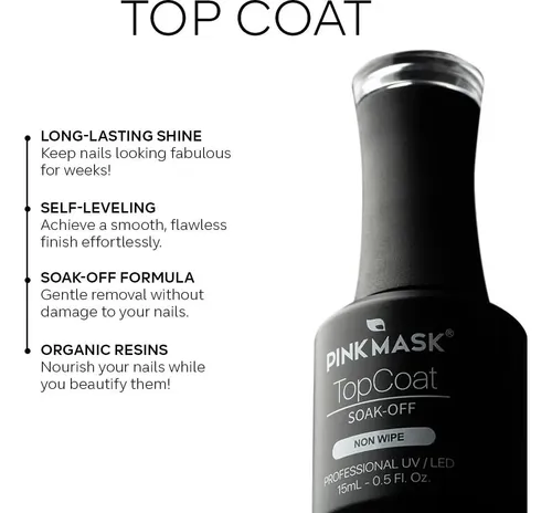 Top Coat Cat Eye Pink Mask #1 15 Ml