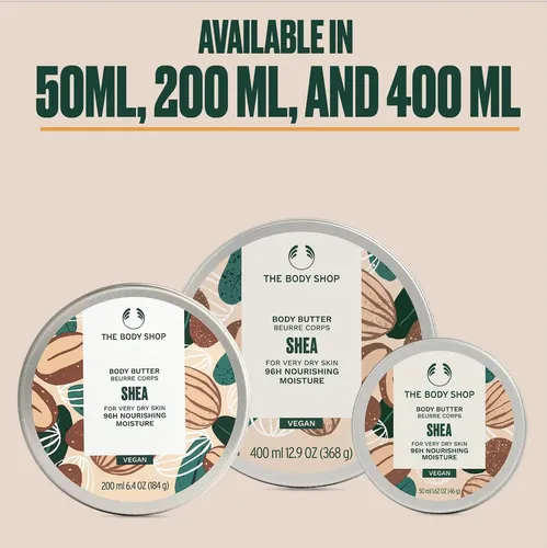 Manteca Corporal Hidratante The Body Shop Shea 400 Ml Vegana