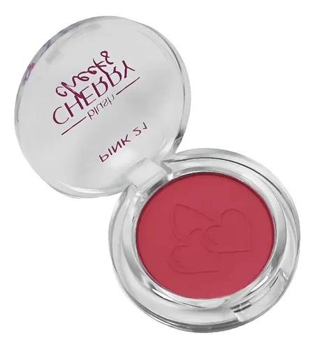 Rubor Individual Cherry Cheeks Compacto Pink 21 Tono Del Maquillaje T4