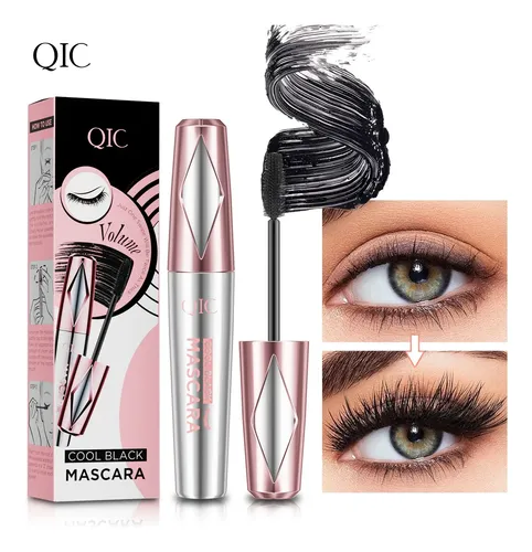 Qic Máscara 5d Rizada Larga Volumen Resistente Al Agua