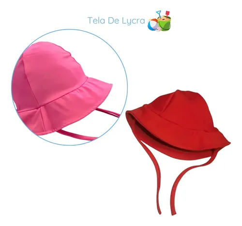 Gorro Bebe Piluso Con Filtro Solar Verano Uv50+ Color Verde Talle 0