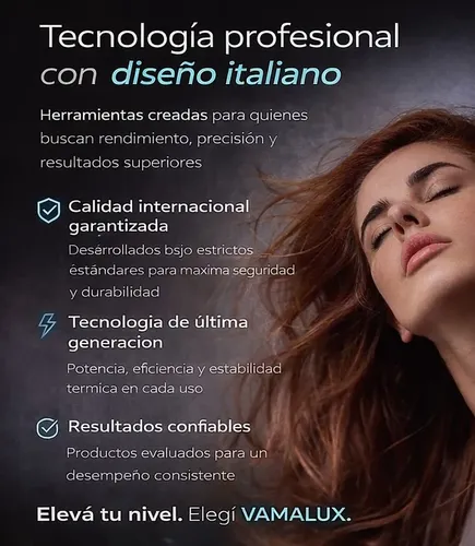 Secador De Pelo Profesional Ionic 2200 Vamalux
