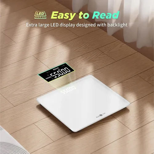 Báscula De Baño Digital Runstar De 250 Kg/550 Libras, Ultra