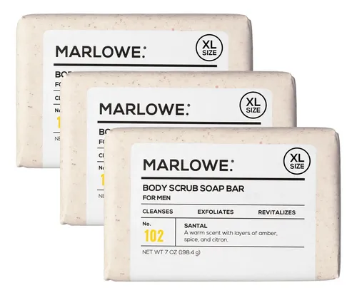 Jabón Exfoliante Corporal Marlowe. No. 102 Santal Scent 200
