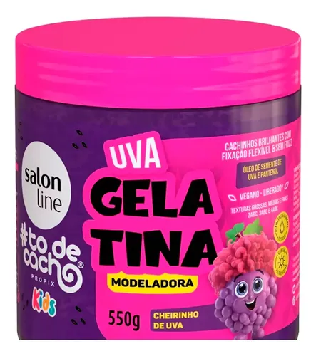 Salon Line To De Cacho Kids Gelatina Activador Rulos Uva 550