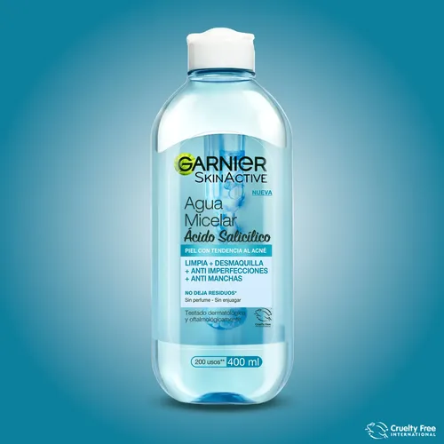 Agua Micelar Garnier Ácido Salicílico 400ml