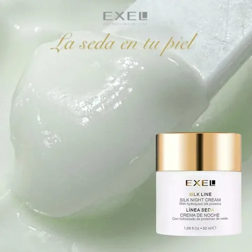 Crema Noche Exel Linea Seda Antiarrugas Manchas Antiage 50ml