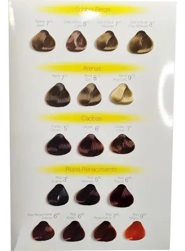 Tintura Angelis Sensation Profesional Cabello Tonos 60g x12