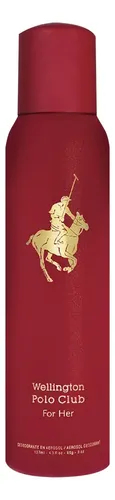 Combo Wellington Polo Club Rojo Para Mujer Perfume+deo