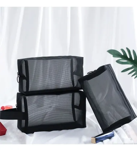 Cw Bolsa De Cosméticos, Malla, Bolso De Viaje