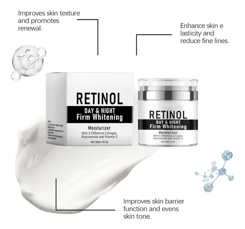 Crema Facial Retinol 50g Antiedad Hidratante Efecto Luminoso