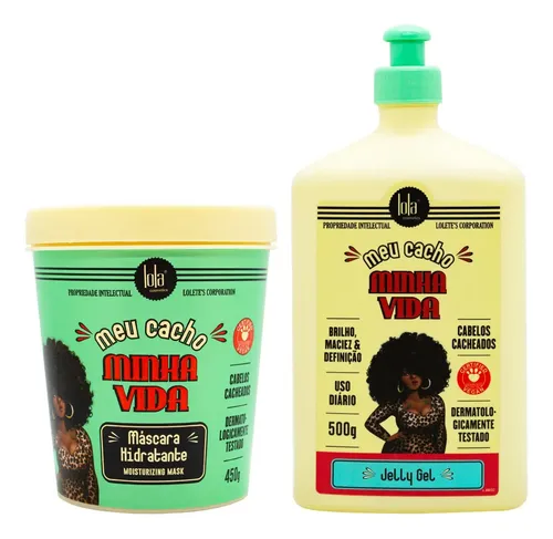 Combo Lola Meu Cacho Jelly Gel + Mascara Hidratante Rulos