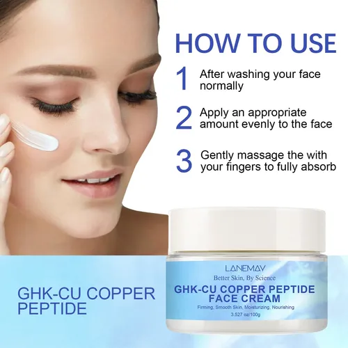Crema Facial Ghk-cu Copper Peptide Lanemay 100 G Todo Tipo De Piel