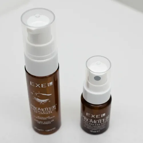 Set Promoter Fortalecedor Cejas Y Pestañas Espuma+spray Exel