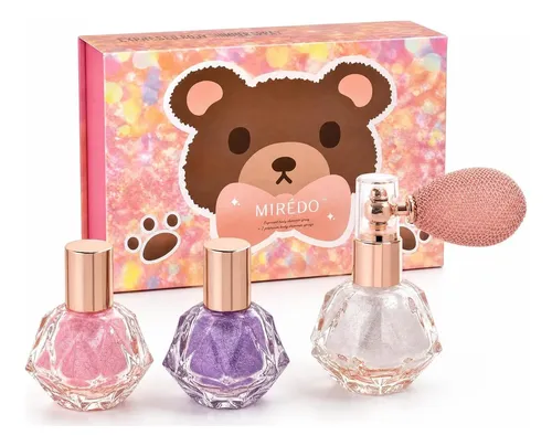 Spray Brillo Corporal Glitter Gihkasd Plata Rosa Púrpura
