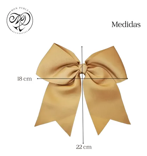 Moños Pelo Grandes Coquette Comunion Picos Broches Hebillas Color Marrón Claro