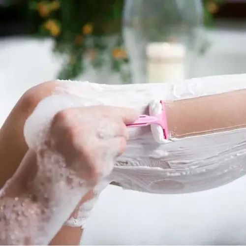 Crema De Rasurar Femenina Vegana Natural Rosas