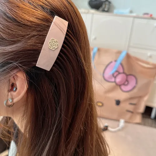 F#j Peine Con Pinza For El Cabello De Flores Versátil 2026