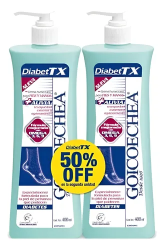 Pack Crema Corporal Goicoechea Diabetex 400ml 2u