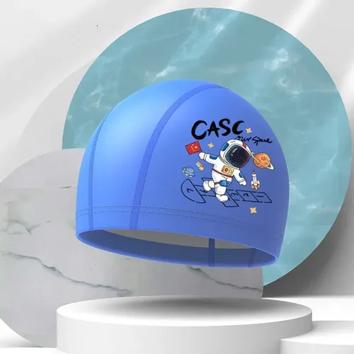 Gorra De Baño Elástica Impermeable For Niños