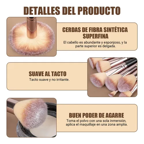 Set De 30 Brochas De Maquillaje M-mag5810hy-2-0128 Negrocafe
