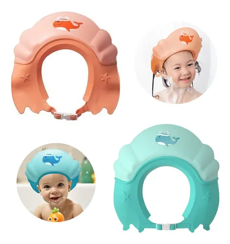 Gorro Sombrero De Baño Ducha Bebés Niños Ballena