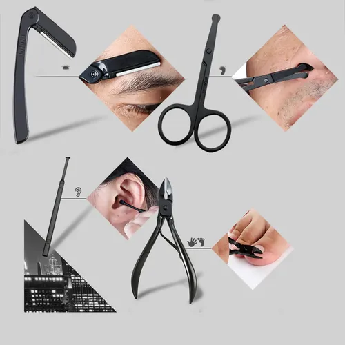 Set De Manicura Con Cortaúñas, Set Profesional De Pedicura