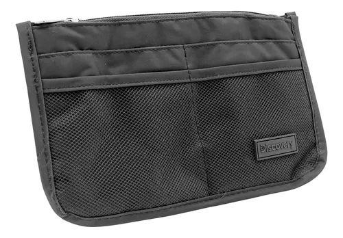 Neceser De Viaje Organizador Ideal Maquillaje Cosméticos Color Negro Diseño De La Tela Liso
