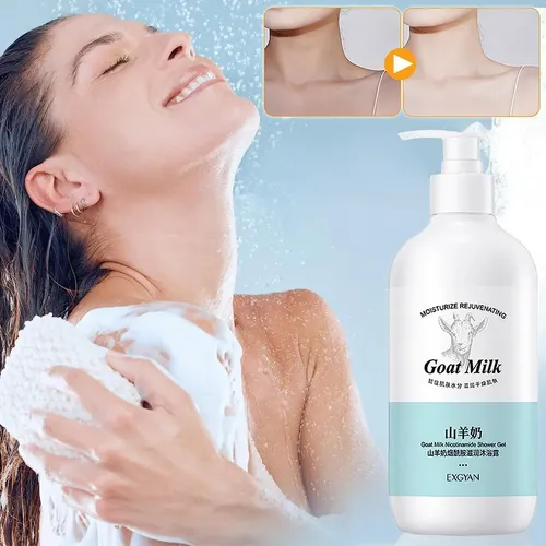 P/j Jabón Corporal De Leche De Cabra Gel De Ducha Exfoliante