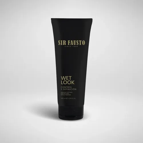 Gel Control Sir Fausto Wet Look Fijación Alta Pelo 150ml
