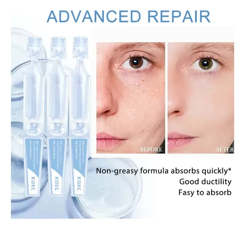 Sérum Facial Ácido Hialurónico 5% Ampollas X30 Koec Coreano Momento De Aplicación Día/noche Tipo De Piel Todo Tipo De Piel