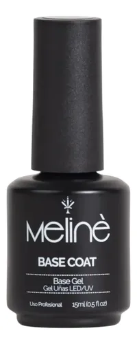 Base Coat Gel Meline Uv/led Semipermanente Para Uñas 15 Ml