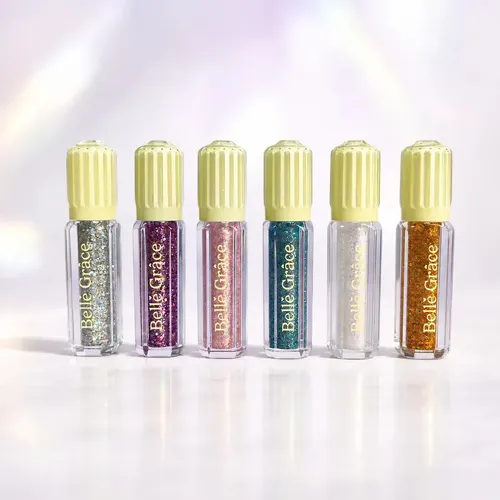 Sombra Liquida Tono 01 Para Ojos Brillante Glitter Maquillaje Rostro Veoquiero