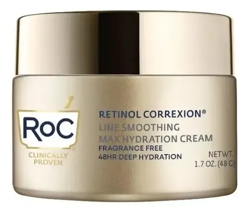 Roc |line Smoothing Max Hydrating Cream-retinol En Crema 48g Momento De Aplicación Día/noche Tipo De Piel Todo Tipo De Piel